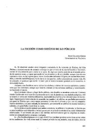 La ficción como residuo de lo público / Josep Franco i Giner  | Biblioteca Virtual Miguel de Cervantes