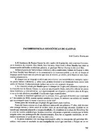 Incoherencias semióticas de Gaspar / José García Templado | Biblioteca Virtual Miguel de Cervantes