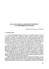 Analogías entre el discurso científico y las historietas de dibujos   / Carmen González Landa, Tusta Aguilar | Biblioteca Virtual Miguel de Cervantes