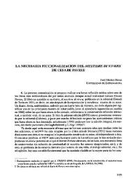 La necesaria ficcionalización del "Mestiere de vivere" de Cesare Pavese / José Muñoz Rivas  | Biblioteca Virtual Miguel de Cervantes