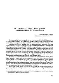 El componente de la ficcionalidad en la reconstrucción etimológica / M.ª Azucena Penas Ibáñez | Biblioteca Virtual Miguel de Cervantes