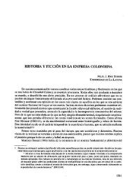 Historia y ficción en la empresa colombiana  / Félix J. Ríos Torres  | Biblioteca Virtual Miguel de Cervantes