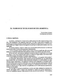 El "hard rock" en el marco de una semiótica / Vicente Roca Conesa | Biblioteca Virtual Miguel de Cervantes