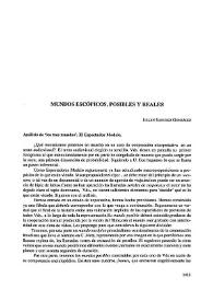 Mundos escópicos, posibles y reales  / Julián Sánchez González | Biblioteca Virtual Miguel de Cervantes