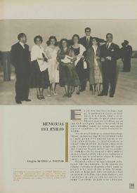 Memorias del exilio  / Virgilio Botella Pastor | Biblioteca Virtual Miguel de Cervantes