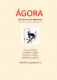 Ágora: papeles de arte gramático. Núm. 31, invierno 2025 | Biblioteca Virtual Miguel de Cervantes