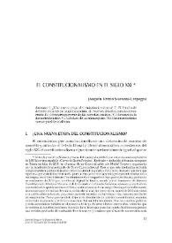 El constitucionalismo en el siglo XXI  / Joaquín Varela Suanzes-Carpegna | Biblioteca Virtual Miguel de Cervantes