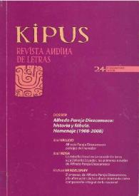 Kipus: Revista Andina de Letras y Estudios Culturales. Núm. 24, 2008 | Biblioteca Virtual Miguel de Cervantes