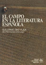 El campo en la Literatura Española  / Guillermo Díaz-Plaja | Biblioteca Virtual Miguel de Cervantes