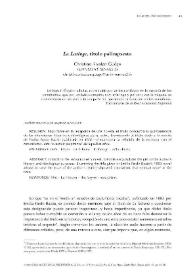 "La Laringe", título palimpsesto / Christine Rivalan Guégo | Biblioteca Virtual Miguel de Cervantes