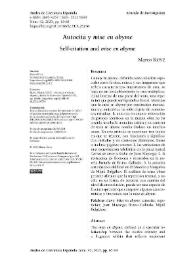 Autocita y "mise en abyme" / Marco Kunz | Biblioteca Virtual Miguel de Cervantes