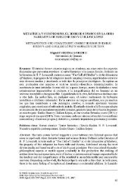 Metafísica y compromiso. El horror cósmico en la obra narrativa de Emilio Bueso y Guillem López   / Miguel Carrera Garrido | Biblioteca Virtual Miguel de Cervantes
