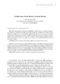 Galdós entre Pardo Bazán y Concha Morell / Yolanda Arencibia | Biblioteca Virtual Miguel de Cervantes