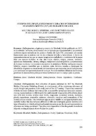 Cuerpos múltiples, espiritismo y espacios intermedios en "Embrujamiento" (1927), de Elisabeth Mulder / Melissa Lecointre | Biblioteca Virtual Miguel de Cervantes