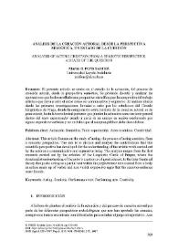 Análisis de la creación actoral desde la perspectiva semiótica. Un estado de la cuestión / Martín B. Fons Sastre | Biblioteca Virtual Miguel de Cervantes