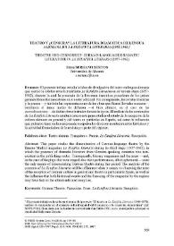 Teatro y ¿censura? La literatura dramática de lengua alemana en "La Estafeta Literaria" (1957-1962) / Elena Serrano Bertos  | Biblioteca Virtual Miguel de Cervantes