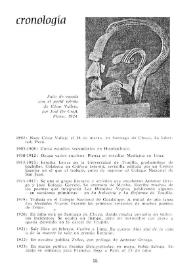 Litoral : revista de la poesía y el pensamiento. Perfil de César Vallejo, núms. 76-77-78 (1978). Cronología | Biblioteca Virtual Miguel de Cervantes