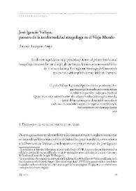 José Ignacio Vallejo, pionero de la intelectualidad neogallega en el Viejo Mundo / Antonio Astorgano Abajo | Biblioteca Virtual Miguel de Cervantes