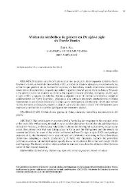 Violencia simbólica de género en "De siglo a siglo" de Pardo Bazán / Enric Bou | Biblioteca Virtual Miguel de Cervantes