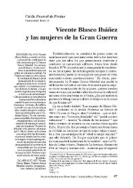 Vicente Blasco Ibáñez y las mujeres de la Gran Guerra / Cécile Fourrel de Frettes | Biblioteca Virtual Miguel de Cervantes