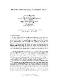 Quevedo en los ensayos y la poesía de Feijoo  / Rodrigo Olay Valdés  | Biblioteca Virtual Miguel de Cervantes