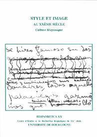 Style et image au XXème siècle. Culture Hispanique | Biblioteca Virtual Miguel de Cervantes