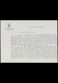 Carta de Alonso Zamora Vicente a José Carlos Rovira. Madrid, 30 de enero de 1986 | Biblioteca Virtual Miguel de Cervantes