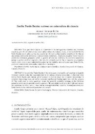 Emilia Pardo Bazán: curiosa o coñecedora da ciencia / Manuel Bermejo Patiño | Biblioteca Virtual Miguel de Cervantes