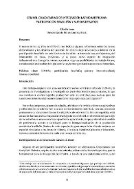 CEMHAL como camino de integración latinoamericana: participación brasileña y nuevos desafíos / Cláudia Luna | Biblioteca Virtual Miguel de Cervantes