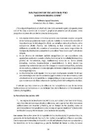 Sublevaciones de esclavos en el Perú: "La Rosa Negra del coraje" / Wilfredo Kapsoli Escudero | Biblioteca Virtual Miguel de Cervantes