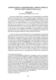 Feminismo liberal vs. anarquismo radical: obreras y obreros en Matto de Turner y González Prada, 1904-05 / Thomas Ward | Biblioteca Virtual Miguel de Cervantes