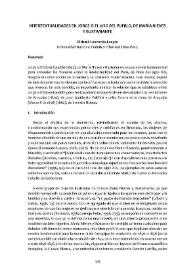 Intertextualidades en "Jorge o El hijo del pueblo", de María Nieves y Bustamante / Richard Leonardo-Loayza | Biblioteca Virtual Miguel de Cervantes
