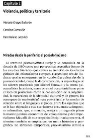 Violencia, política y territorio / Marcela Crespo Buiturón, Carolina Grenoville, Vera Helena Jacovkis | Biblioteca Virtual Miguel de Cervantes