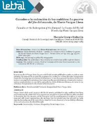 Canudos o la redención de los malditos: "La guerra del fin del mundo", de Mario Vargas Llosa / Marcela Crespo Buiturón | Biblioteca Virtual Miguel de Cervantes