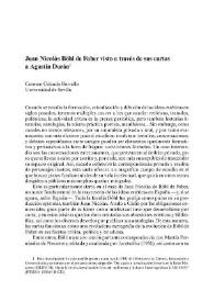 Juan Nicolás Böhl de Faber visto a través de sus cartas a Agustín Durán / Carmen Calzada Borrallo | Biblioteca Virtual Miguel de Cervantes