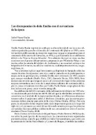 Las discrepancias de doña Emilia con el cervantismo de la época / Isabel Navas Ocaña | Biblioteca Virtual Miguel de Cervantes