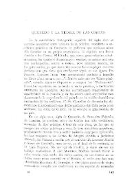  Quevedo y la teoría de las Cortes  / José Antonio Maravall | Biblioteca Virtual Miguel de Cervantes