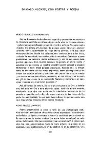Dámaso Alonso, con poetas y poesía / Jacinto-Luis Guereña | Biblioteca Virtual Miguel de Cervantes
