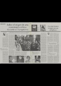 Sobre el origen de una "conciencia crítica" durante el franquismo / José Carlos Rovira | Biblioteca Virtual Miguel de Cervantes