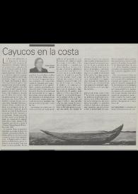 Cayucos en la costa / José Carlos Rovira | Biblioteca Virtual Miguel de Cervantes