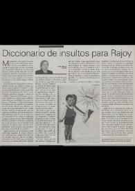 Diccionario de insultos para Rajoy / José Carlos Rovira | Biblioteca Virtual Miguel de Cervantes