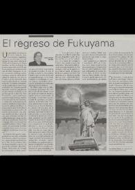 El regreso de Fukuyama / José Carlos Rovira | Biblioteca Virtual Miguel de Cervantes