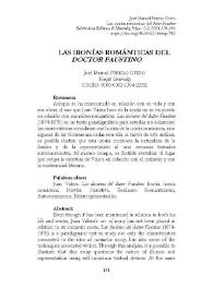 Las ironías románticas del "Doctor Faustino" / José Manuel Pereiro Otero | Biblioteca Virtual Miguel de Cervantes