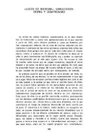 "Luces de Bohemia". Variaciones: Ironía y  compromiso / Francisco Ynduráin | Biblioteca Virtual Miguel de Cervantes