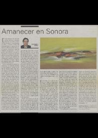 Amanecer en Sonora / José Carlos Rovira | Biblioteca Virtual Miguel de Cervantes