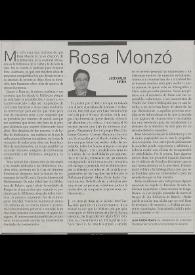 Rosa Monzó / José Carlos Rovira | Biblioteca Virtual Miguel de Cervantes
