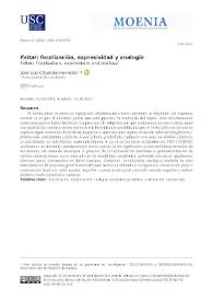Faltar: focalización, expresividad y analogía / José Luis Cifuentes Honrubia | Biblioteca Virtual Miguel de Cervantes