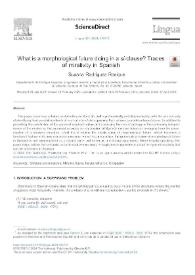 What is a morphological future doing in a si-clause? Traces of mirativity in Spanish / Susana Rodríguez Rosique | Biblioteca Virtual Miguel de Cervantes