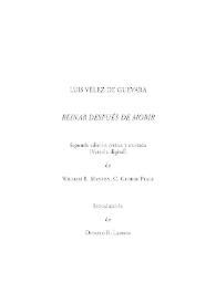 Preliminares, con introducción crítica, ensayo textual y bibliografía. Reinar después de morir / estudio introductorio de Donald R. Larson, estudio bibliográfico y métrico de C. George Peale | Biblioteca Virtual Miguel de Cervantes