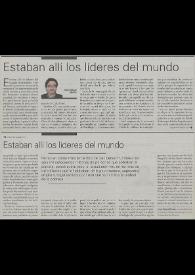 Estaban allí los líderes del mundo / José Carlos Rovira | Biblioteca Virtual Miguel de Cervantes